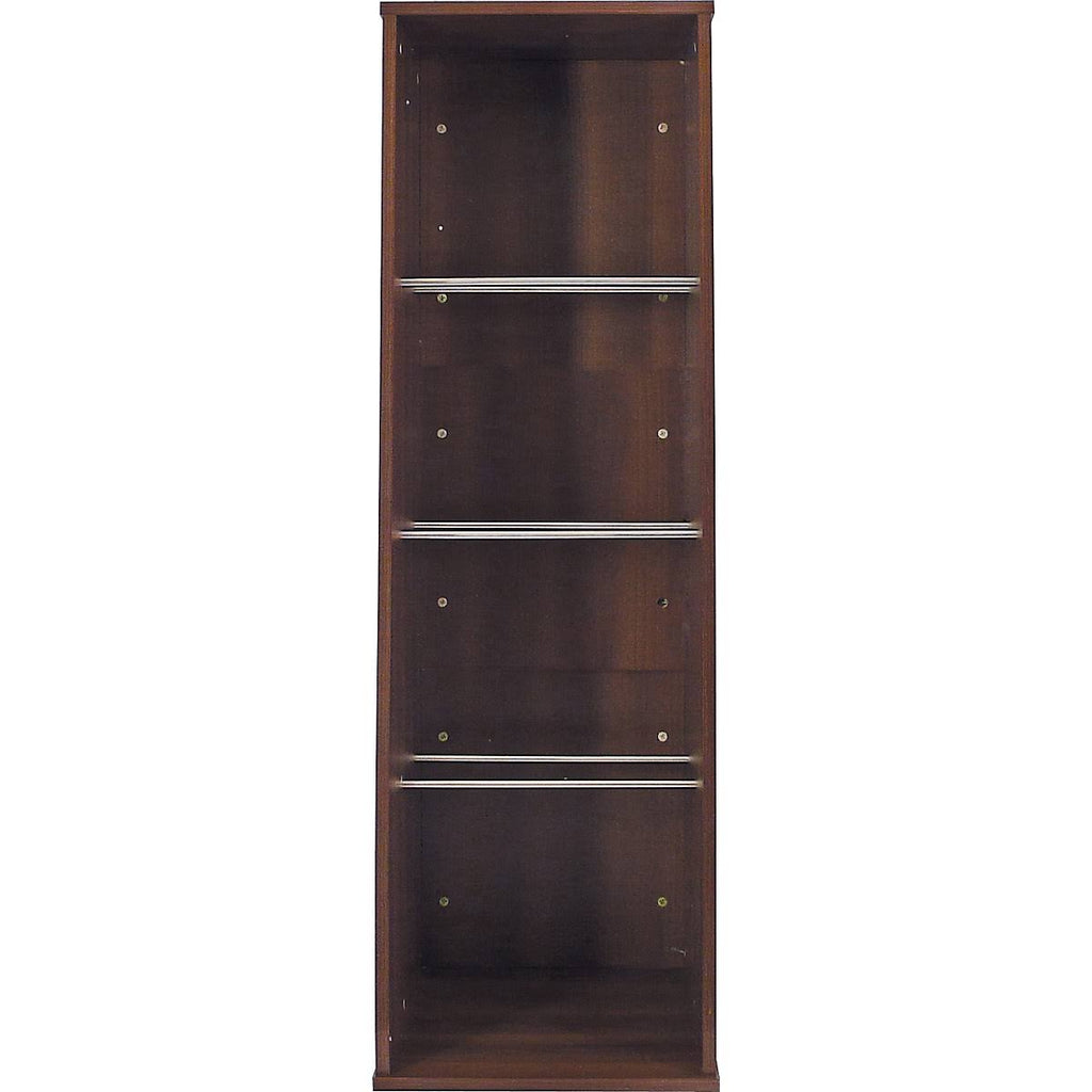 Sefour RS300 500 LP Vinyl Storage Unit Tobacco Walnut