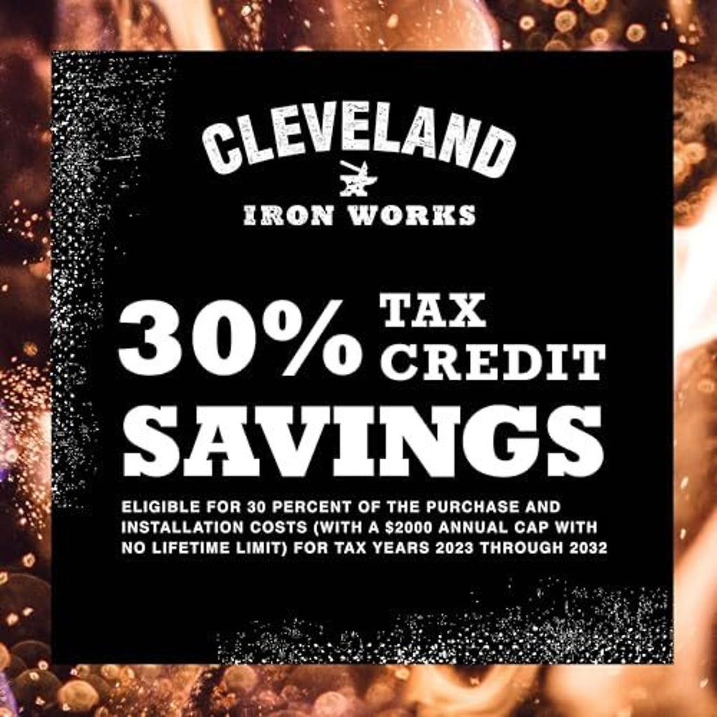 Corn, Pellet + Multi-Fuel Heaters Cleveland Iron Works Pellet Stove with Smart Home Technology, 26,865 BTU, EPA Certified