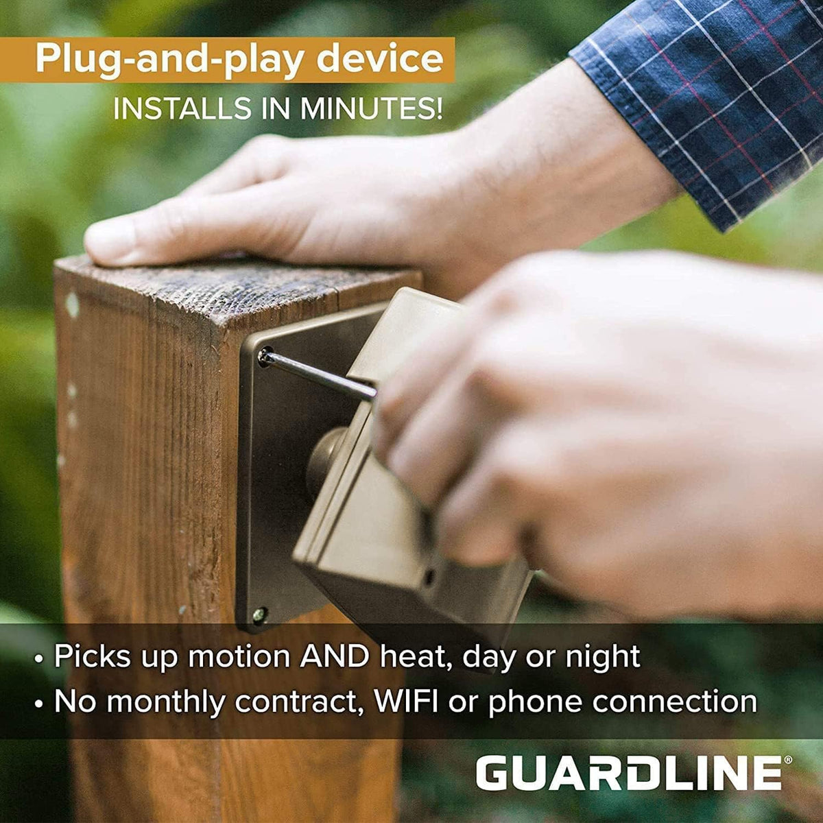 Guardline Wireless Driveway Alarm - Motion Sensor Alarm Set with 4 Sensors and 1 Receiver - 500 Foot Range - Weatherproof, Outdoor Security Alert System for Home & Property?