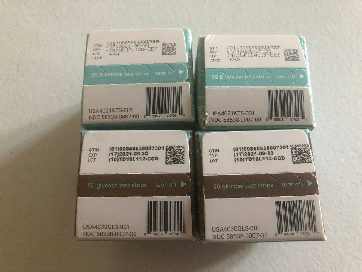 Keto-mojo GK+ Combo Test Strips (60 Glucose u0026 ketone) - Official Company Listing