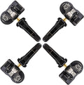 Autel TPMS Sensor MX-Sensor TPS218-315MHz+433MHz 2 in 1 Dual Frequency Replaced OEM Tire Pressure Sensor Universal Programmable Screw-in Sensor Sets of 4 (Rubber Valves)