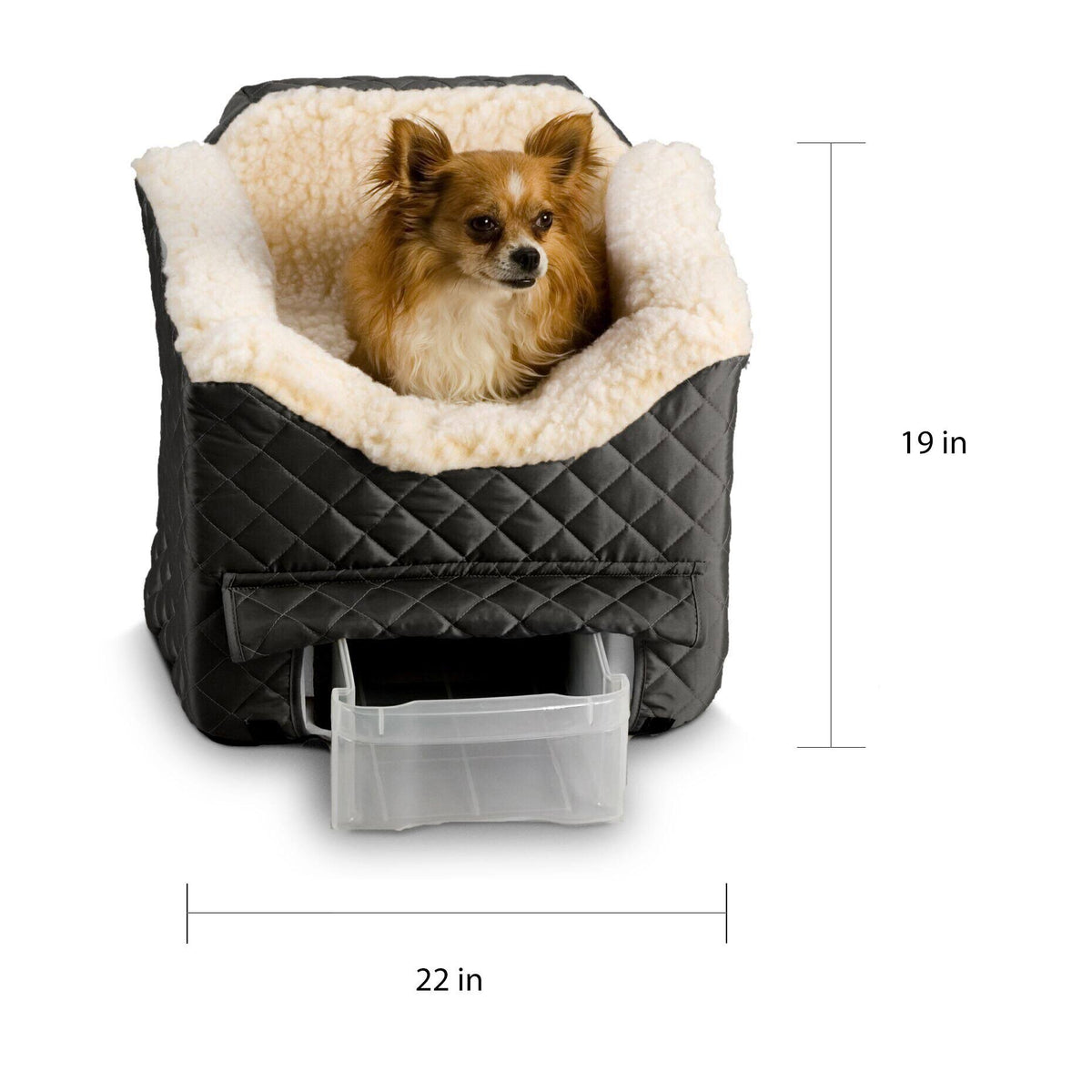 Snoozer Lookout II Pet Car Seat - Medium Black