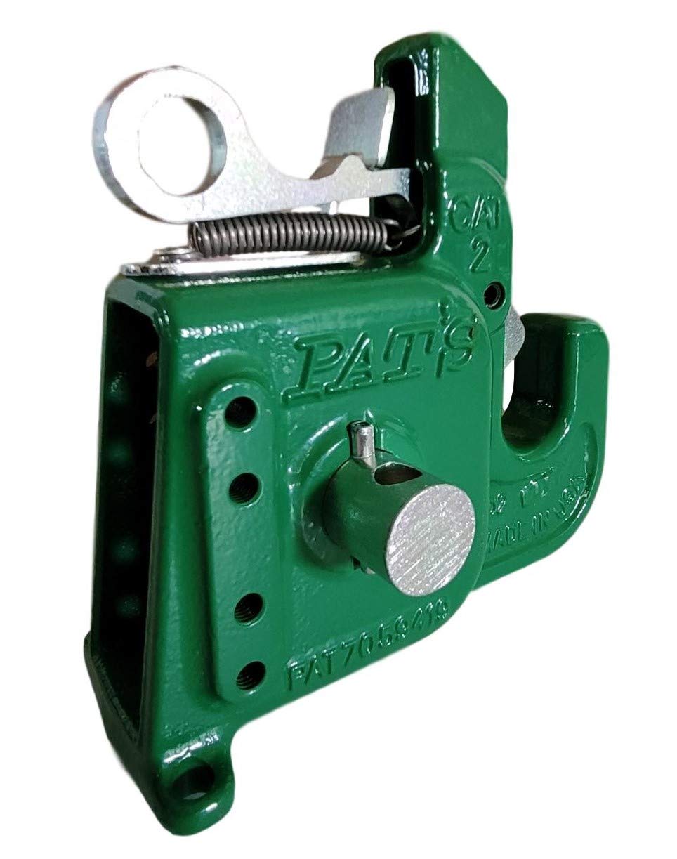 Pat's Easy Change with Stabilizer Bar - Best Quick Hitch System On The Market ?C Flexible, Durable and Affordable (CAT #1 Green)