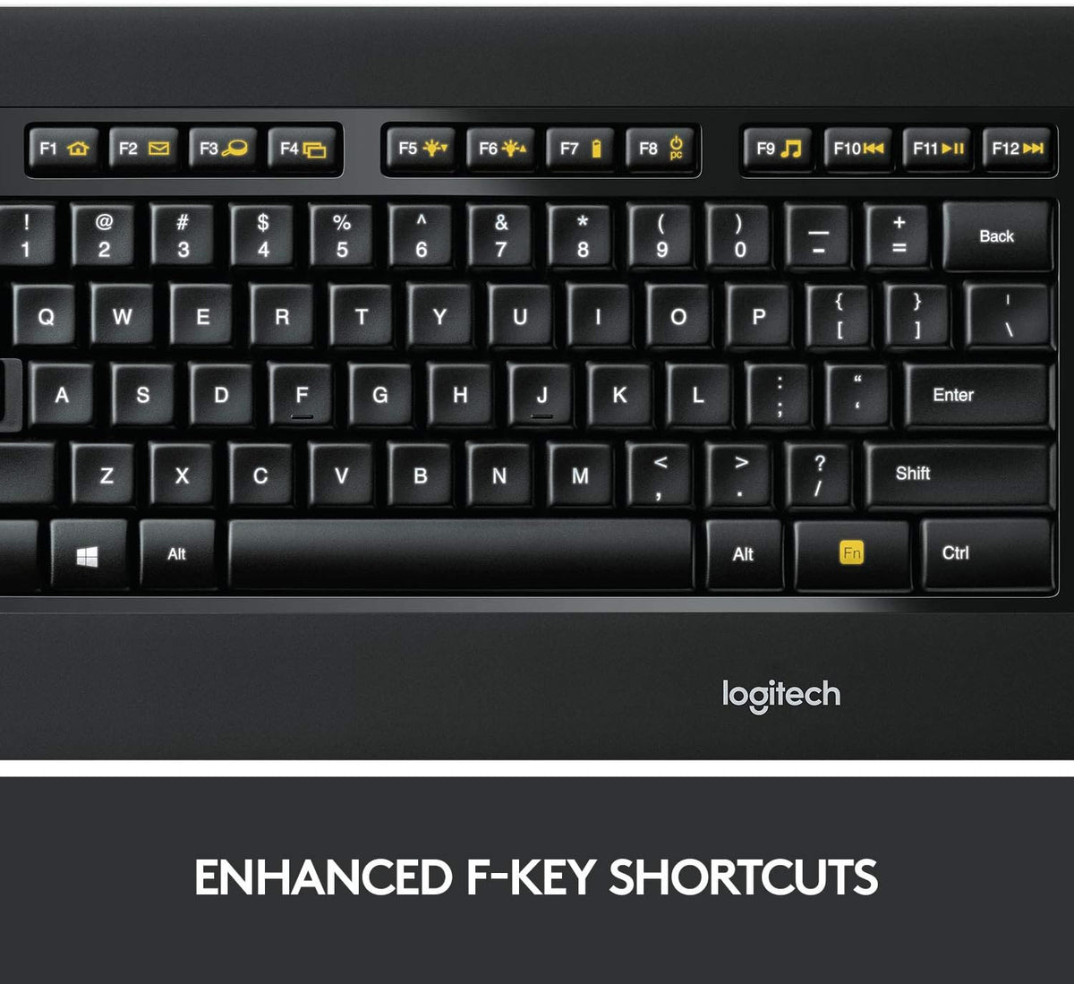 Logitech K800 Wireless Illuminated Keyboard ?? Backlit Keyboard, Fast-Charging, Dropout-Free 2.4GHz Connection