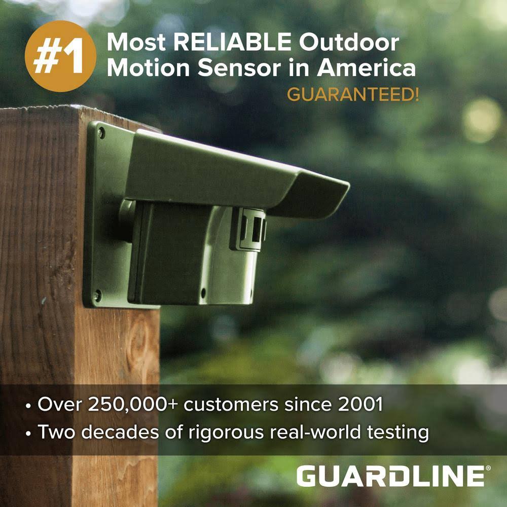 Guardline 500 ft. Long Range Driveway Alarm - Top Rated Wireless Outdoor Motion Detector and Sensor DIY Alert System