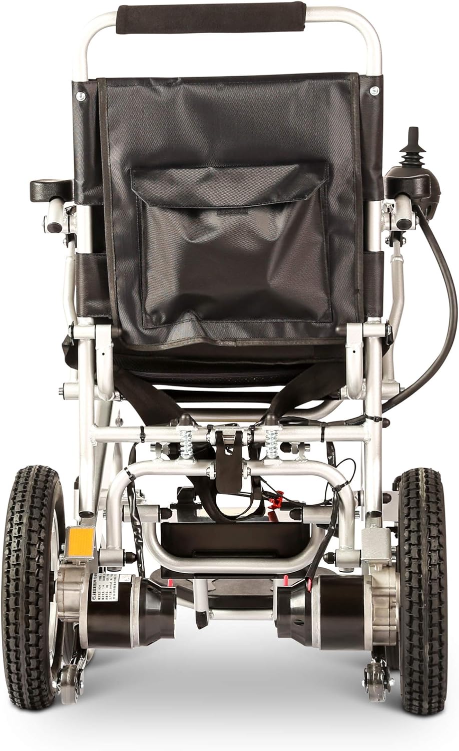 Fold & Travel Lightweight Motorized Electric Power Wheelchair Scooter, Aviation Travel Safe Electric Wheelchair Foldable Heavy Duty Power Wheel Chair