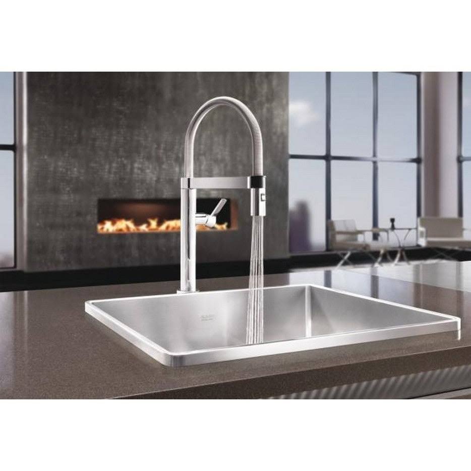Blanco 441622 Culina Mini Pull Down Kitchen Faucet in Chrome