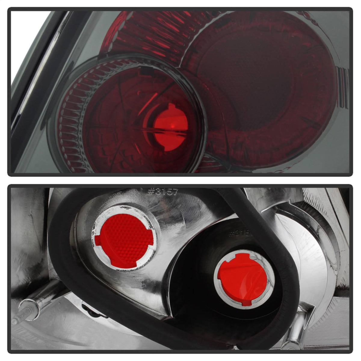 ( Spyder ) Toyota Corolla 03-08 Euro Style Tail Lights - Smoke 5033673