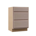 Hampton Bay Hampton Assembled 24x34.5x24 in. Drawer Base Kitchen Cabinet in Unfinished Beech 2024 Best Sellers