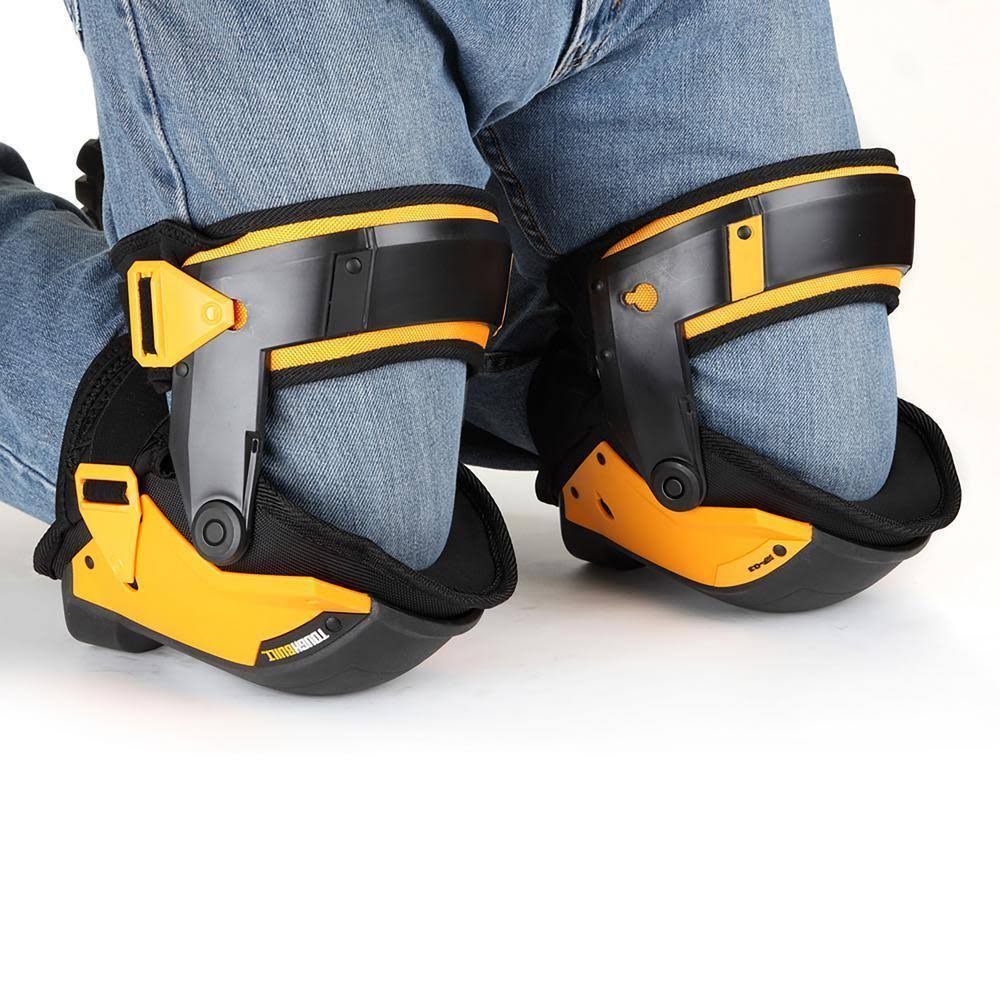 Toughbuilt GelFit Black Thigh Support Stabilization Knee Pads