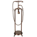 AKDY TF0053 Stand Alone Single Handle Floor Mounted Clawfoot Tub Faucet