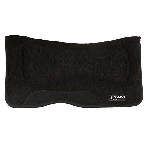 Reinsman M2 Lite Square Contour Saddle Pad with Tacky Too, Black