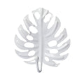 Home Furnishing Coat Rack Metal Wall Hook Creatives Leaf Shaped Coat Key No-Punch Holder Rack for Bedroom Living Room VC Coat Rack Hat Hanger (Color : A)