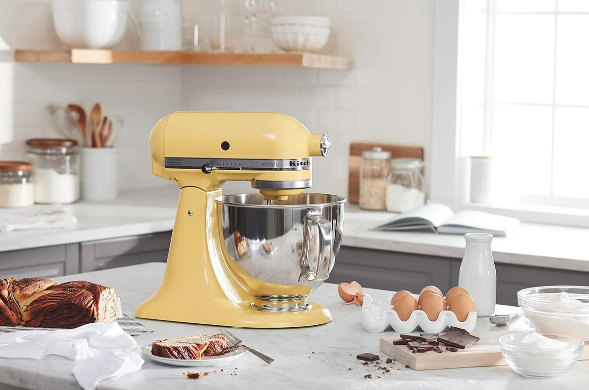 KitchenAid Artisan Series 5 Quart Tilt Head Stand Mixer with Pouring Shield KSM150PS, Cast Iron