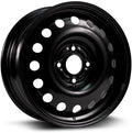 RTX, Steel Rim, New Aftermarket Wheel, 15X6, 4X108, 63.5, 48, black finish X40831