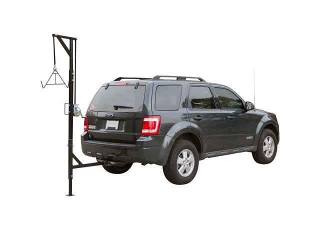 Kill Shot DEER-HOIST-SWIVEL Deluxe Hitch-Mounted Deer Hoist with Swivel u0026 Gambrel - 500 lb.