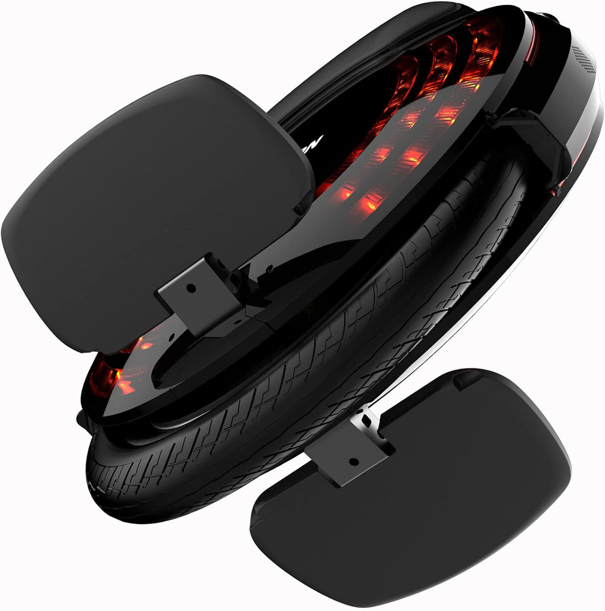InMotion V8F Electric Unicycle 16 Inch Wheel 21.8 mph 35 Miles Mileage Self-Balancing Electric Scooter for Adults, Colorful Atmosphere Lamp, Built-in Speaker (US Plug)