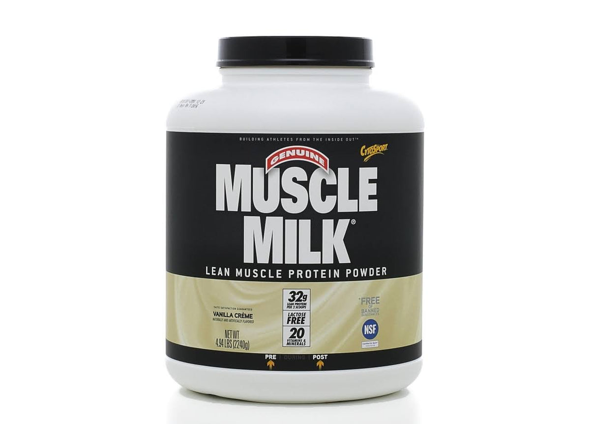 Muscle Milk Genuine Protein Powder, Vanilla Creme - 4.94 lb
