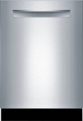 Bosch - 800 Series 24 Top Control Built-In Dishwasher with CrystalDry, Stainless Steel Tub, 3rd Rack, 40 dBa - Stainless steel