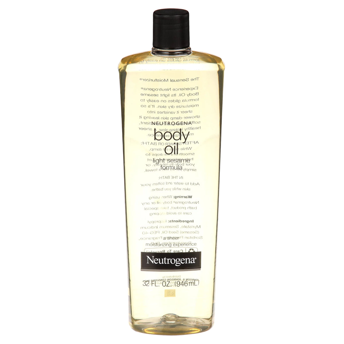 Neutrogena Body Oil, Light Sesame Formula (32 Fluid Ounce)