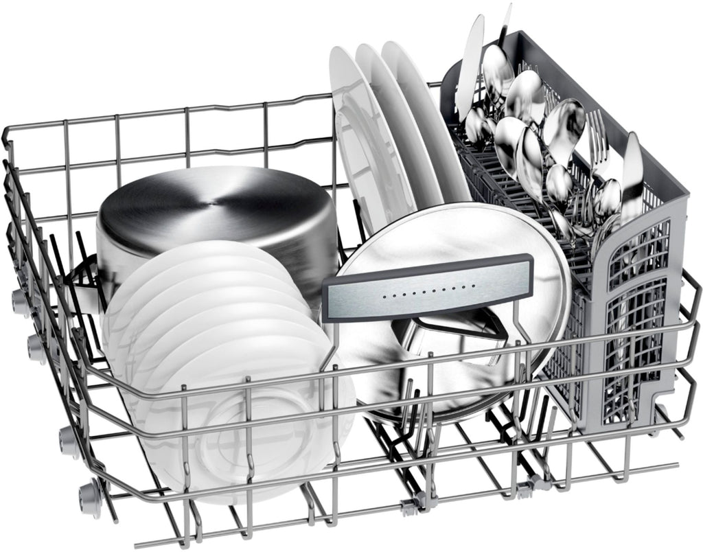 Bosch - 800 Series 24 Top Control Built-In Dishwasher with CrystalDry, Stainless Steel Tub, 3rd Rack, 40 dBa - Stainless steel
