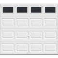 Clopay Classic Collection 9 ft. x 7 ft. 6.5 R-Value Insulated White Garage Door with Plain Window 111379
