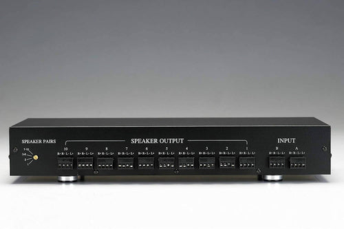 10 Zone Pair Speaker Selector Switch Switcher with Volume Level Control SPECIALTYAV