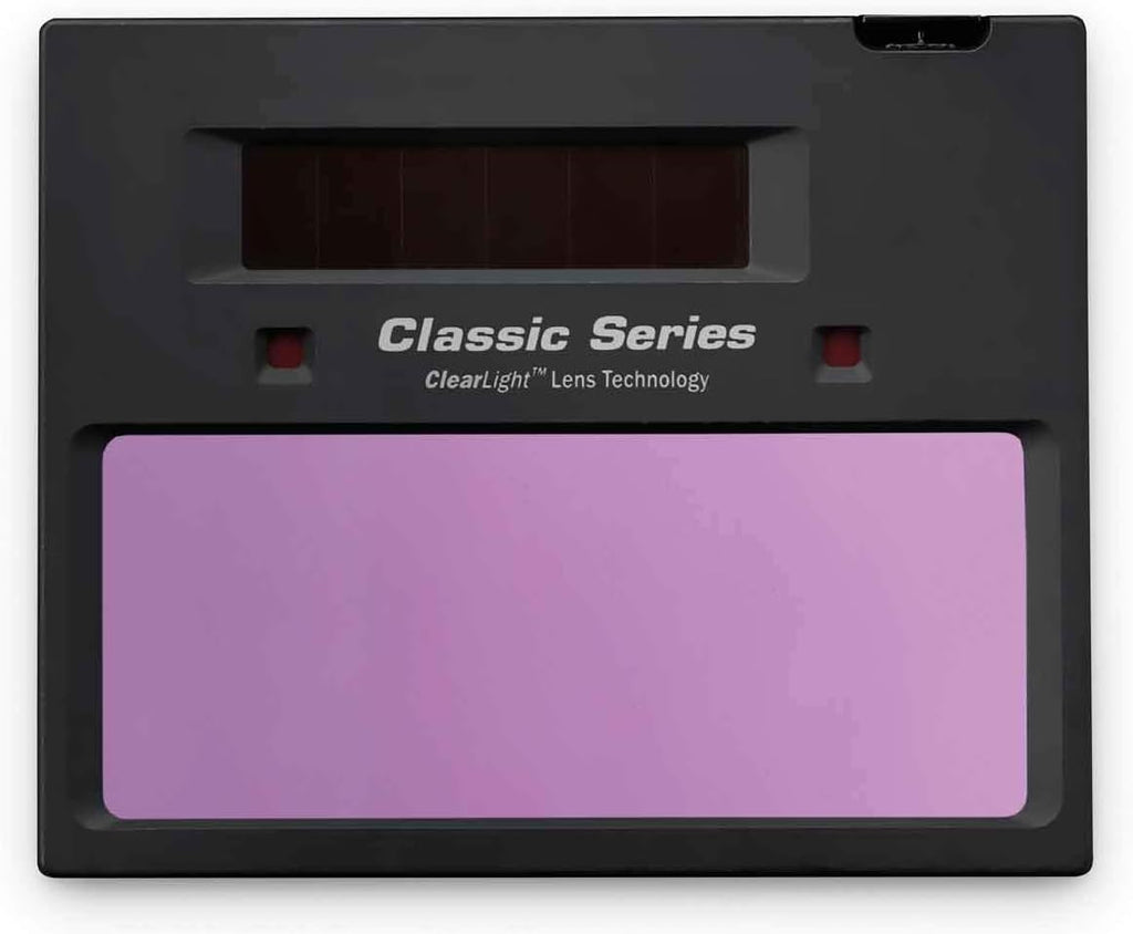 Miller 287803 Classic Series Auto Darkening Welding Helmet with ClearLight Lens, Black