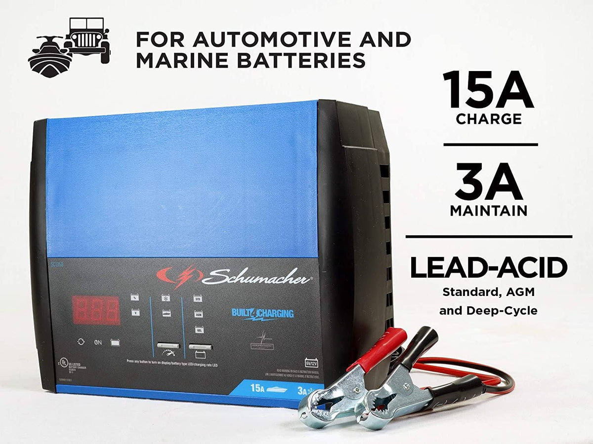 Schumacher 15 Amp Battery Charger Sc1359