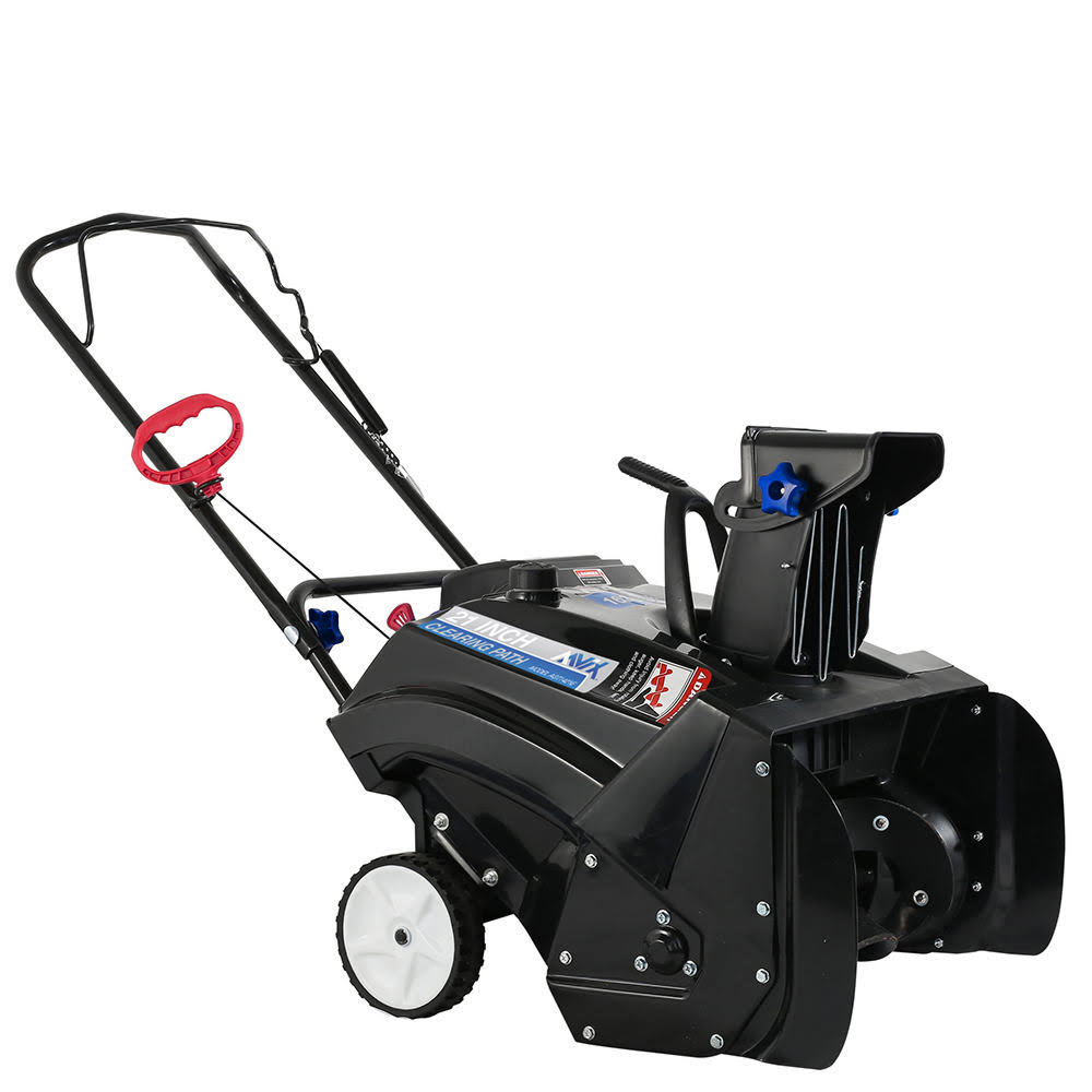 Aavix 21x22 GAS Snow Thrower with Electric Start Black