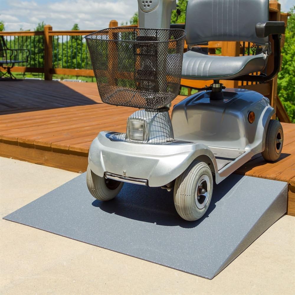 VersaRamp 6 High Lightweight Foam Threshold Ramp for Wheelchairs, Mobility Scooters, and Power Chairs by Silver Spring
