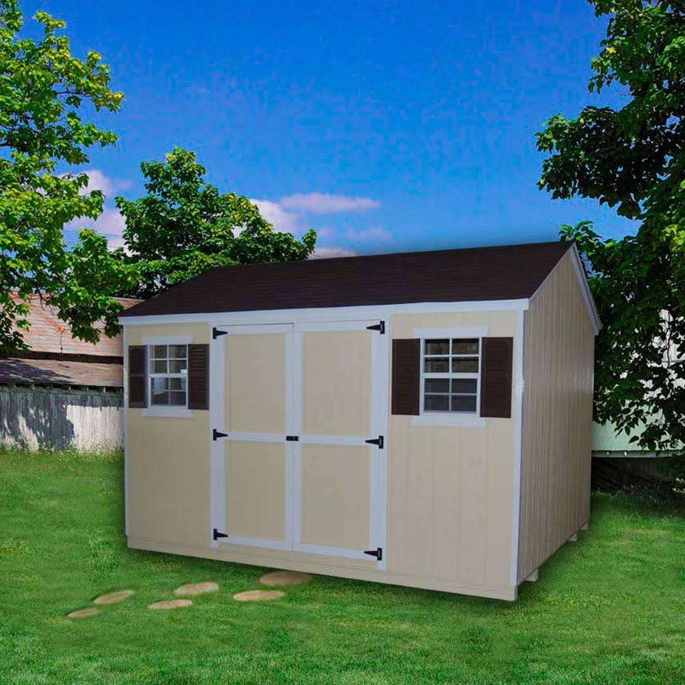 Little Cottage Co 10x14 Value Workshop Wood Storage Shed Kit