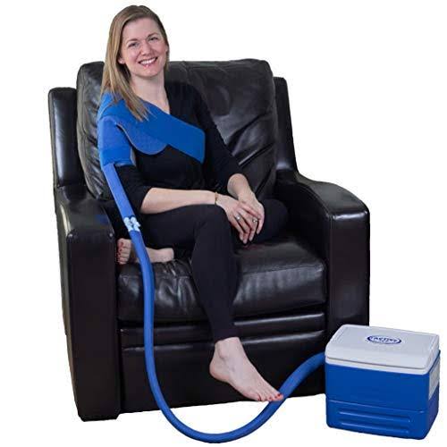 Polar Products Active Ice 3.0 Shoulder Cold Therapy System with Digital Timer Includes Shoulder Bladder, 9 Quart Cooler