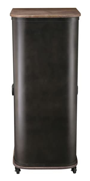 Howard Miller 547915 Brayton Wine & Bar Cabinet Door Organizer Trays, Brown, Small