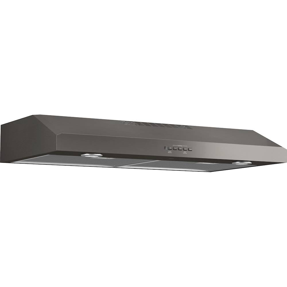 GE - 36 Convertible Range Hood - Black stainless steel