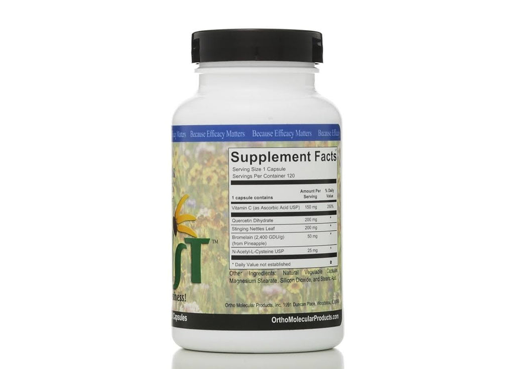 Ortho Molecular D-Hist Natural 120 Capsules