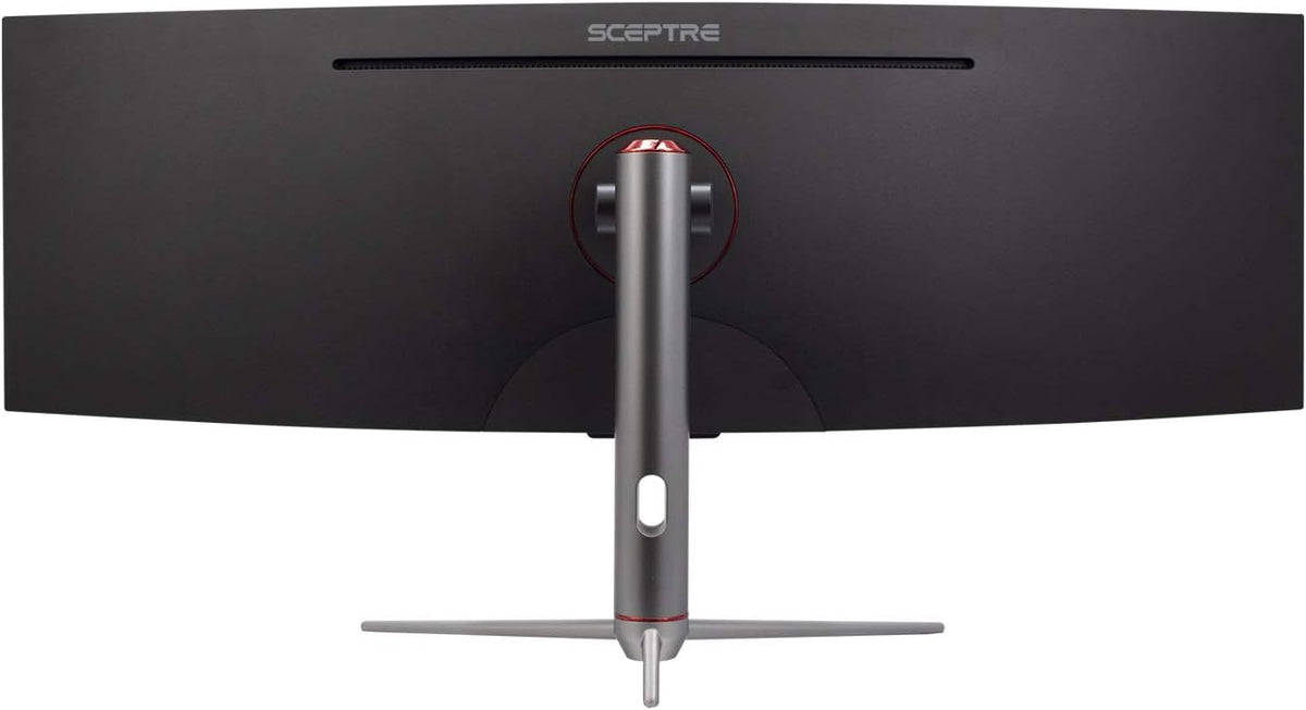 Sceptre Curved 49 inch (5120x1440) Dual QHD 32:9 Gaming Monitor up to 120Hz DisplayPort HDMI Build-in Speakers, Gunmetal Black 2021 (C505B-QSN168)