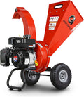 GreatCircleUSA Mini Wood Chipper Shredder Mulcher Ultra Duty 7 HP Gas Powered 3 Inch Max Wood Capacity EPA/CARB Certified Aids in Fire Prevention and Building Firebreaks