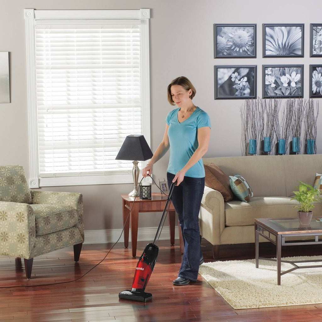 Eureka Quick Up 169H 2-in-1 Stick Vacuum - Bagless - Black/radiant Red