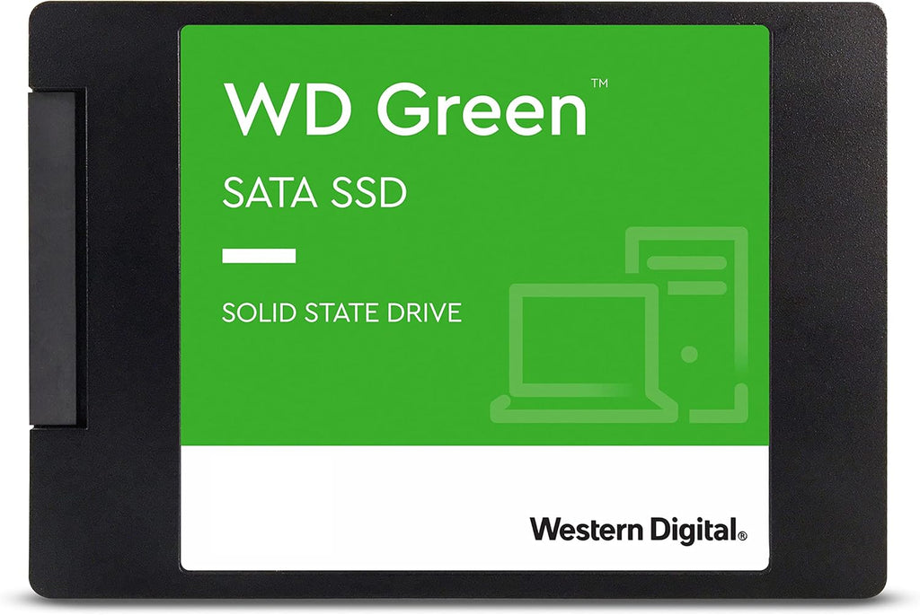 Western Digital 1TB WD Green Internal PC SSD Solid State Drive - SATA III 6 Gb/s, 2.5/7mm, Up to 550 MB/s - WDS100T2G0A