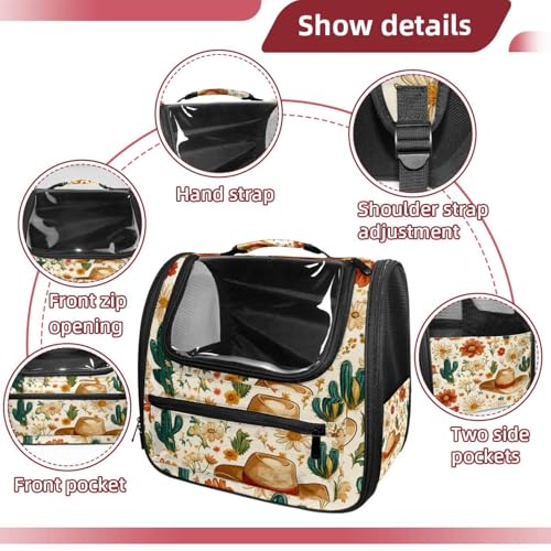 Halloween Pet Carrier Airline Approved Pet Carrier Bag Dog Carrier for Small Medium Cats Dogs Puppies Kitten