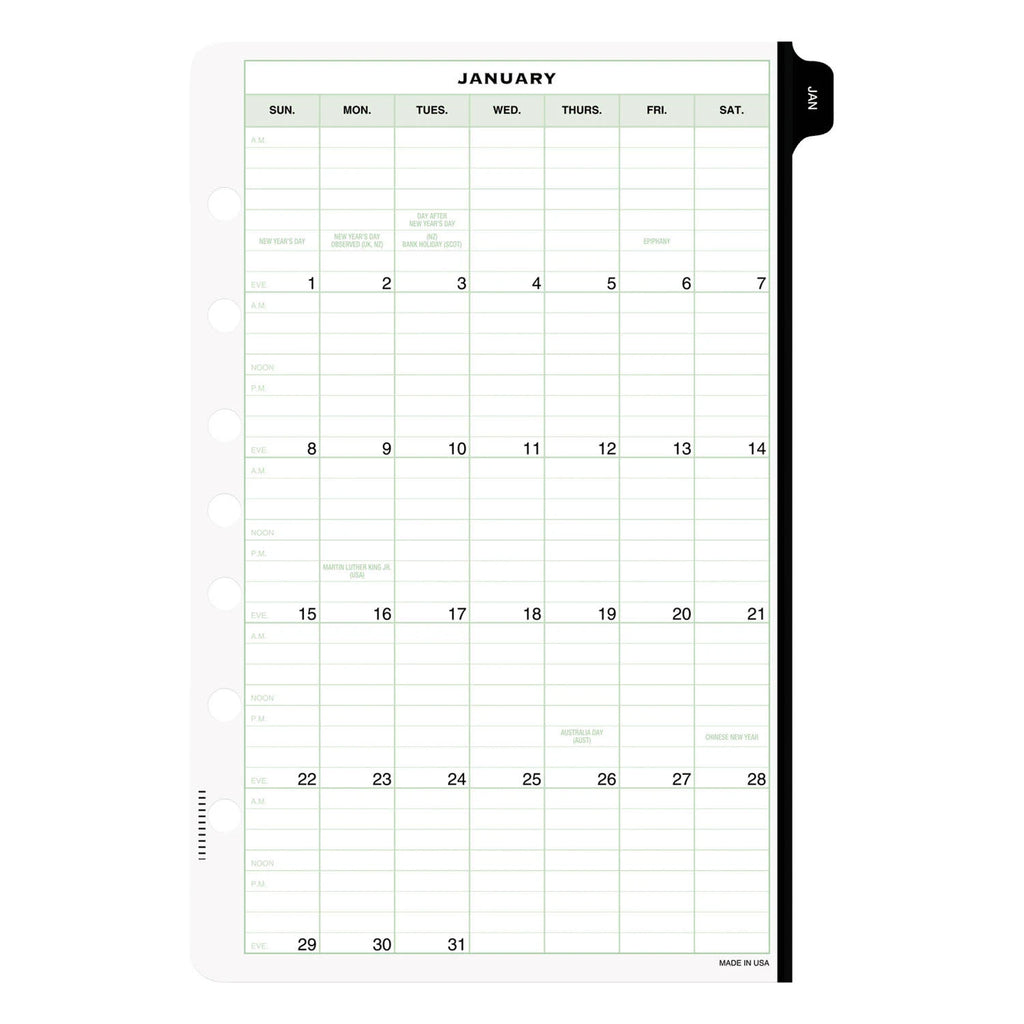 Day-Timer Two-Page-Per-Day Original Refill