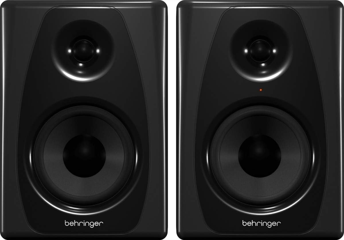 Behringer Studio 50USB 150W Bi-Amped Reference Studio Monitor Speakers with USB Input, High-Resolution, Pair