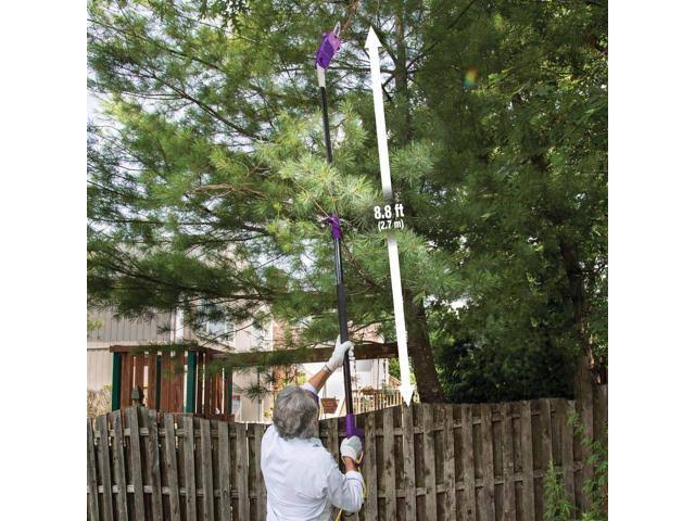 Sun Joe Swj803e-prp 10x22 Purple Electric Multi-Angle Pole Chain Saw