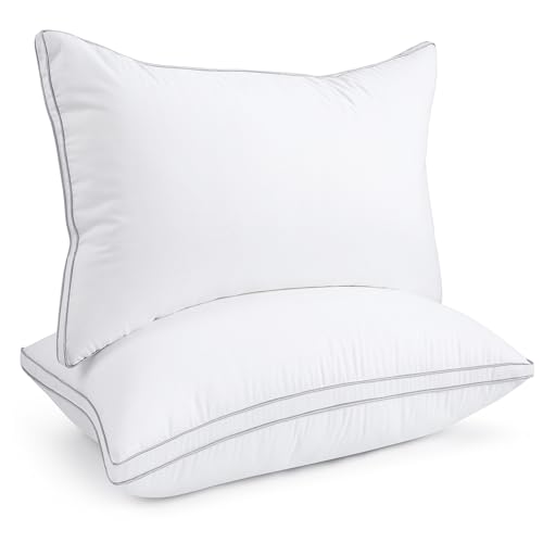 viewstar Bed Pillows King Size Set of 2, Hotel Quality, Down Alternative Big Pillow for Back, Stomach or Side Sleepers, Firm