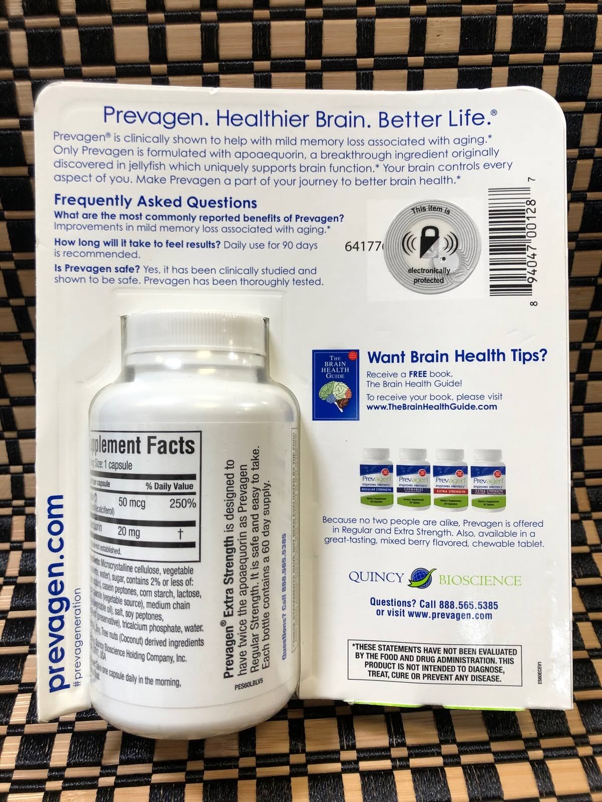 Prevagen Improves Memory Extra Strength Capsules 60 capsules