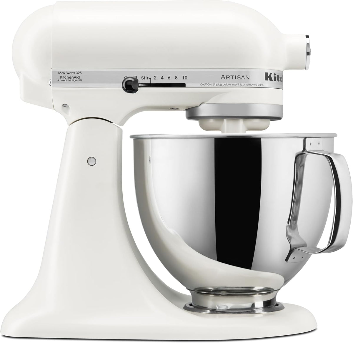 KitchenAid Artisan Series 5 Quart Tilt Head Stand Mixer with Pouring Shield KSM150PS, Cast Iron