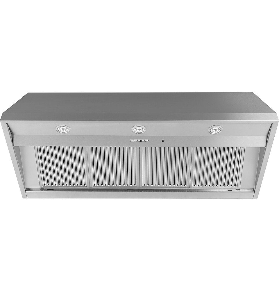 GE Profile - 48 Externally Vented Range Hood - Stainless steel