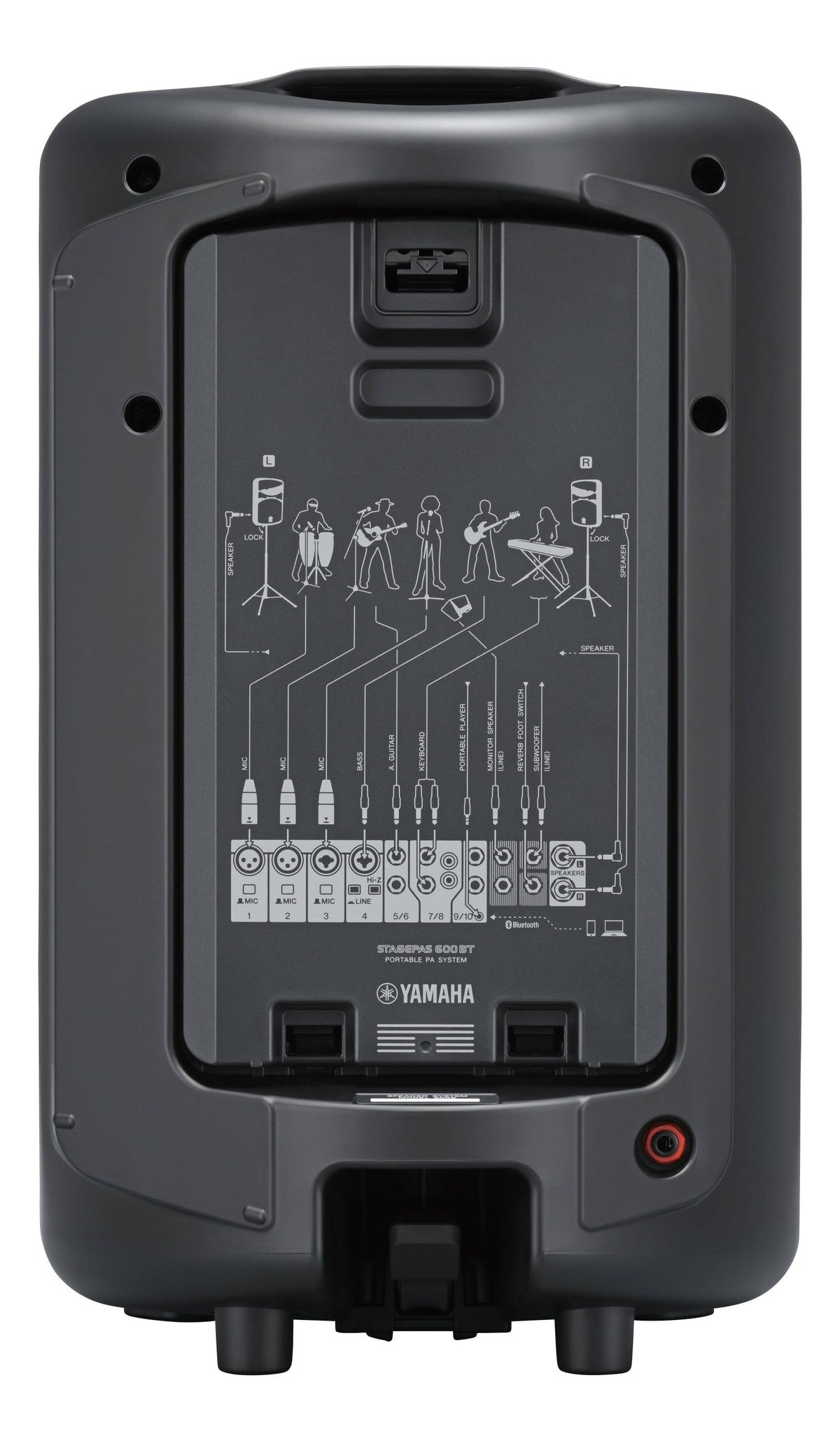 Yamaha Stagepas 600BT Portable PA System - 680W - Bluetooth