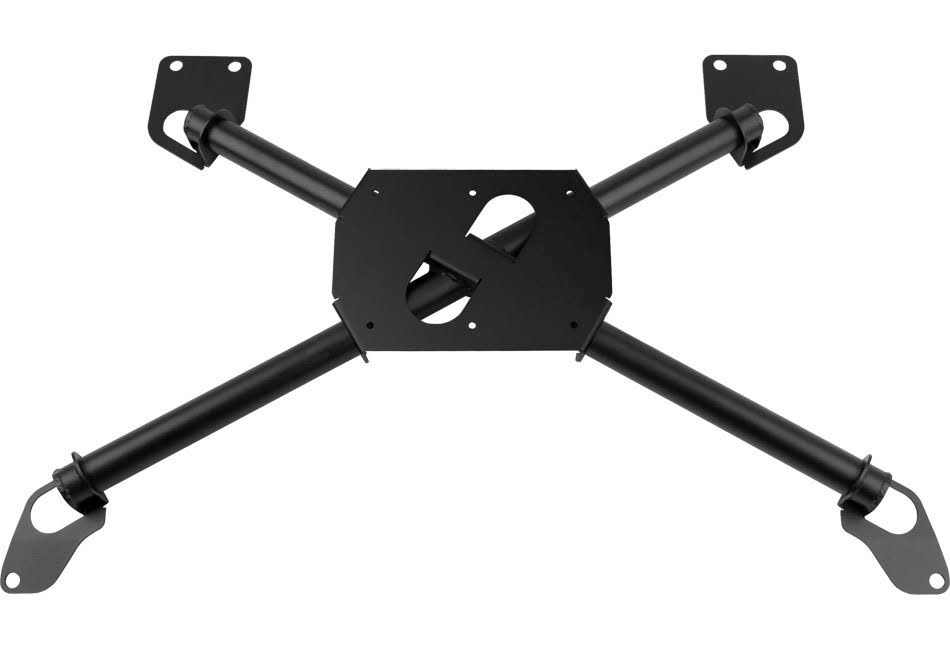 Steeda Mustang Rear Seat Chassis X-Brace - Black/No Plate (05-14)